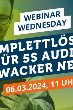 Webinar: Komplettlösung für 5S Audits bei Wacker Neuson